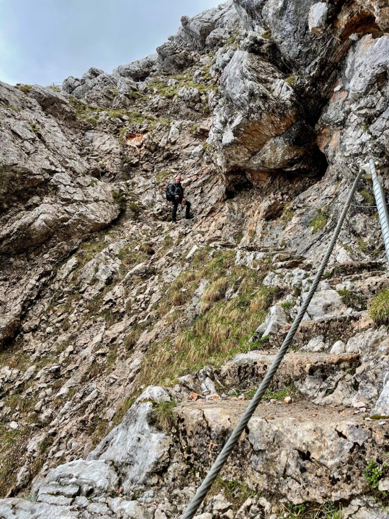 Abstieg zum Parkplatz