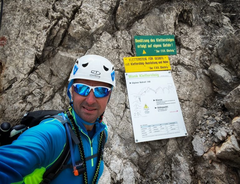 Zustieg Wankspitz Klettersteig